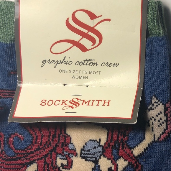 SOCKSMITH mermaid Sox Sz. 5-10.5.  NWT - Picture 5 of 7